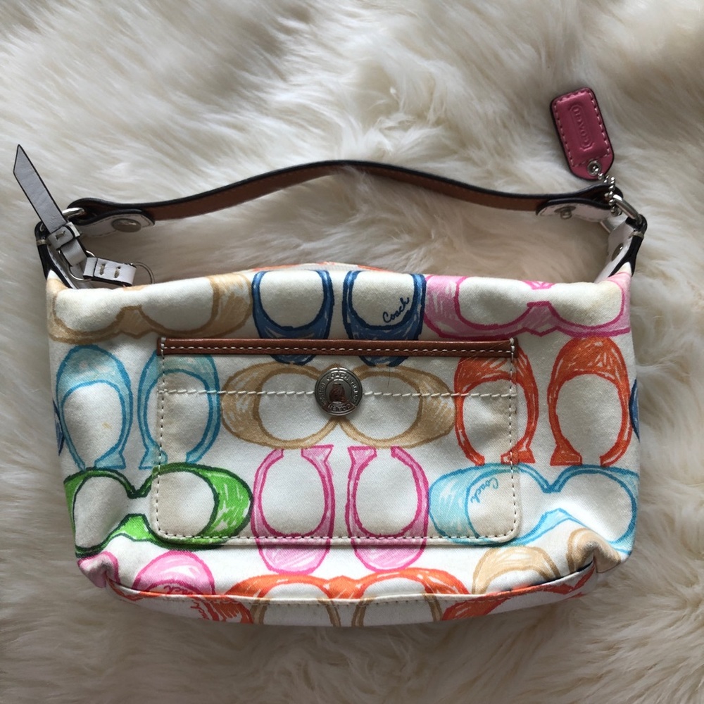 Multicolored Coach Shoulder Bag